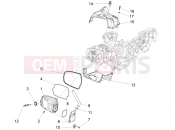 vespa Vespa LX 125 INDONESIA PLANT (ID, TH, TW) Cylinder head cover