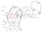 vespa Vespa LX 125 INDONESIA PLANT (ID, TH, TW) Front glove-box - Knee-guard panel