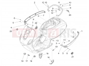 vespa Vespa LX 125 INDONESIA PLANT (ID, TH, TW) Side cover - Spoiler