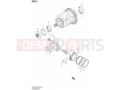 SUZUKI AN650AZ K8 (2008) Burgman 650 7 - CRANKSHAFT