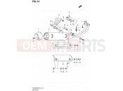SUZUKI AN650AZ K8 (2008) Burgman 650 14 - MUFFLER