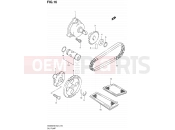 SUZUKI AN650AZ K8 (2008) Burgman 650 16 - OIL PUMP