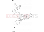 SUZUKI AN650AZ K8 (2008) Burgman 650 17 - OIL COOLER