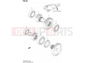 SUZUKI AN650AZ K8 (2008) Burgman 650 25 - SHAFT COUNTER/IDLER