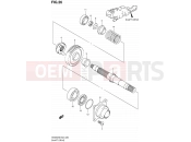 SUZUKI AN650AZ K8 (2008) Burgman 650 26 - SHAFT DRIVE