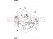 SUZUKI AN650AZ K8 (2008) Burgman 650 36A - HEADLAMP (AN650AZK8 E02)