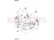 SUZUKI AN650AZ K8 (2008) Burgman 650 36B - HEADLAMP (AN650AK9/AL0 E02)