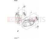 SUZUKI AN650AZ K8 (2008) Burgman 650 38 - HEADLAMP (NOTE)