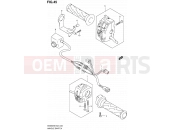 SUZUKI AN650AZ K8 (2008) Burgman 650 45 - HANDLE SWITCH (AN650AK6/AK7/AK8/AZK8)