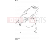 SUZUKI AN650AZ K8 (2008) Burgman 650 47 - SEAT RAIL
