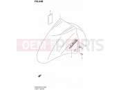 SUZUKI AN650AZ K8 (2008) Burgman 650 64B - FRONT FENDER (MODEL K8)