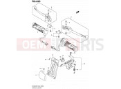 SUZUKI AN650AZ K8 (2008) Burgman 650 69D - HANDLE LEVER (AN650AK9/AL0 E02,E19)
