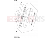 SUZUKI AN650AZ K8 (2008) Burgman 650 76 - FRONT FORK DAMPER