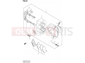 SUZUKI AN650AZ K8 (2008) Burgman 650 81 - FRONT CALIPER