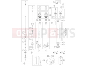 GASGAS  FRONT FORK DISASSEMBLED