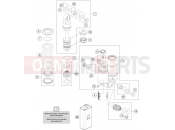 GASGAS  SHOCK ABSORBER DISASSEMBLED