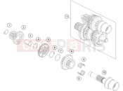 GASGAS  TRANSMISSION I - MAIN SHAFT