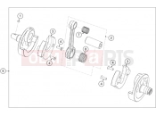 GASGAS  CRANKSHAFT, PISTON