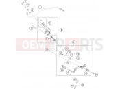 GASGAS TXT RACING 300 (F0403YJ) [EU] REAR BRAKE CONTROL