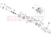 GASGAS TXT RACING 300 (F0403YJ) [EU] TRANSMISSION II - COUNTERSHAFT