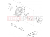 GASGAS  REAR WHEEL