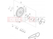 GASGAS  REAR WHEEL