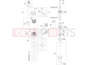 GASGAS  SHOCK ABSORBER DISASSEMBLED