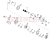 GASGAS  TRANSMISSION II - COUNTERSHAFT