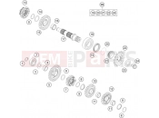 GASGAS  TRANSMISSION II - COUNTERSHAFT