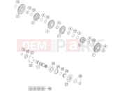 GASGAS  TRANSMISSION II - COUNTERSHAFT