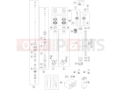 GASGAS  FRONT FORK DISASSEMBLED