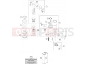 GASGAS  SHOCK ABSORBER DISASSEMBLED