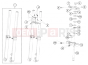 GASGAS  FRONT FORK, TRIPLE CLAMP