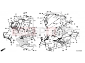 HONDA CBR1000STM CBR1000RR 2021  F-45 MIDDLE COWL