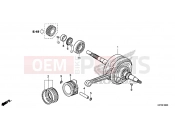HONDA Z125 MONKEY (Z125MAM) 2021 E-16 CRANKSHAFT/PISTON