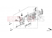 HONDA Z125 MONKEY (Z125MAM) 2021 F-12-10 FRONT BRAKE CALIPER