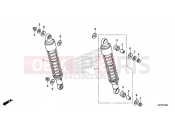 HONDA Z125 MONKEY (Z125MAM) 2021 F-33 REAR CUSHION