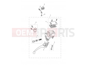 TRIUMPH Street Triple S > 967907 Front Brake Master Cylinder & Hoses