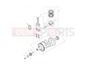 TRIUMPH Street Triple S > 967907 Crankshaft, Connecting Rods, Pistons & Liners
