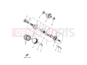 YAMAHA YFM 400 Kodiak YFM400FWA YFM400FWAN KODIAK 4WD (5GH9) 2001 CRANKSHAFT & PISTON