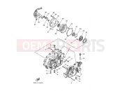 YAMAHA YFM 400 Kodiak YFM400FWA YFM400FWAN KODIAK 4WD (5GH9) 2001 CRANKCASE