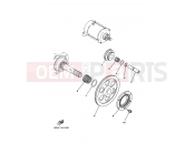 YAMAHA YFM 400 Kodiak YFM400FWA YFM400FWAN KODIAK 4WD (5GH9) 2001 STARTER CLUTCH