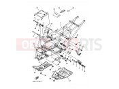 YAMAHA YFM 400 Kodiak YFM400FWA YFM400FWAN KODIAK 4WD (5GH9) 2001 FRAME