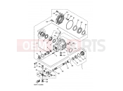 YAMAHA YFM 400 Kodiak YFM400FWA YFM400FWAN KODIAK 4WD (5GH9) 2001 DRIVE SHAFT