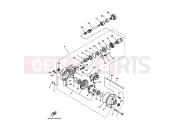 YAMAHA YFM 400 Kodiak YFM400FWA YFM400FWAN KODIAK 4WD (5GH9) 2001 FRONT DIFFERENTIAL