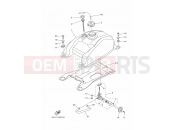 YAMAHA YFM 400 Kodiak YFM400FWA YFM400FWAN KODIAK 4WD (5GH9) 2001 FUEL TANK
