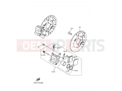 YAMAHA YFM 400 Kodiak YFM400FWA YFM400FWAN KODIAK 4WD (5GH9) 2001 FRONT BRAKE