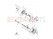 YAMAHA YFM 400 Kodiak YFM400FWA YFM400FWAN KODIAK 4WD (5GH9) 2001 REAR WHEEL