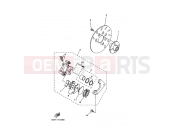 YAMAHA YFM 400 Kodiak YFM400FWA YFM400FWAN KODIAK 4WD (5GH9) 2001 REAR BRAKE