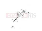 YAMAHA YFM 400 Kodiak YFM400FWA YFM400FWAN KODIAK 4WD (5GH9) 2001 HEADLIGHT